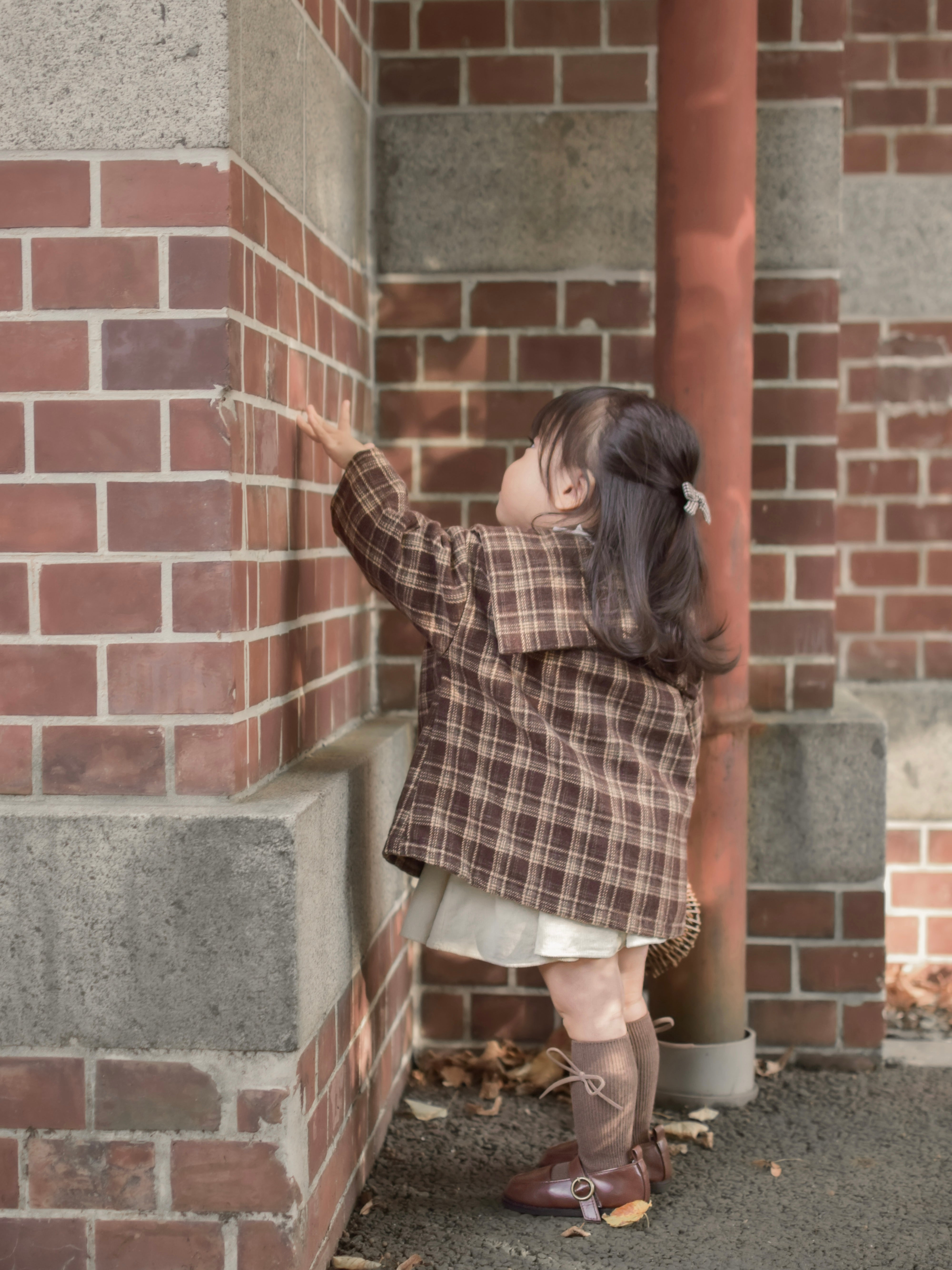 Sailor check coat