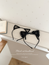 Black cat headband