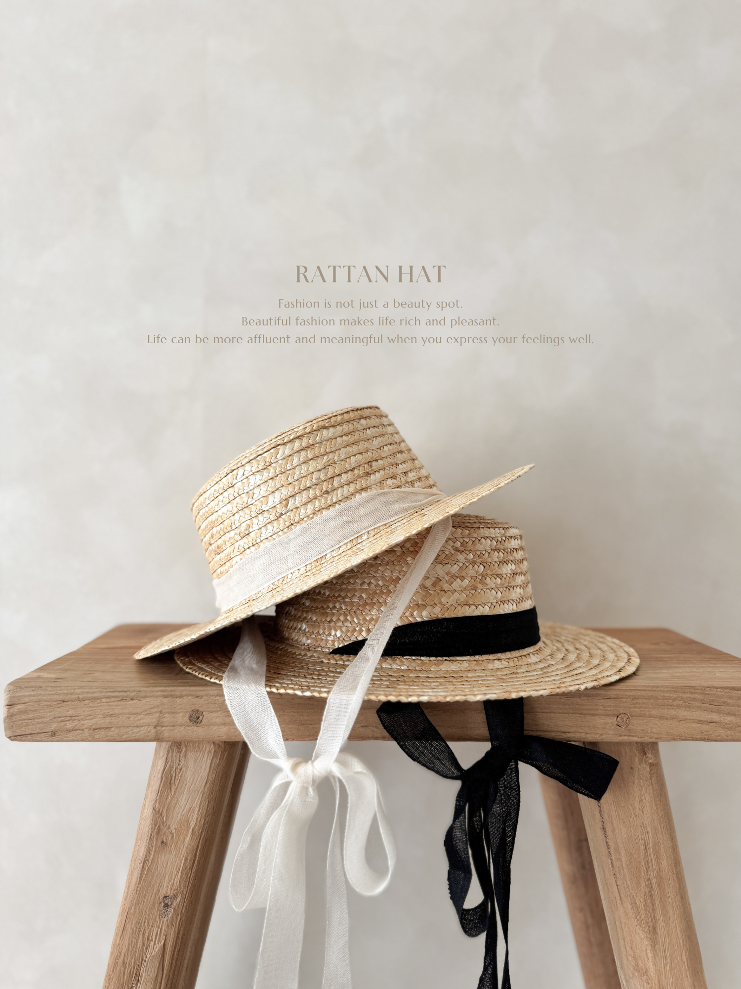 Rattan hat