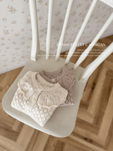Fraise eyelet cardigan