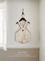 Cotton berry short overall (kids)