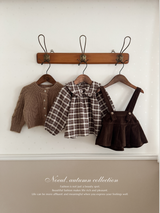 Pleats suspender skirt