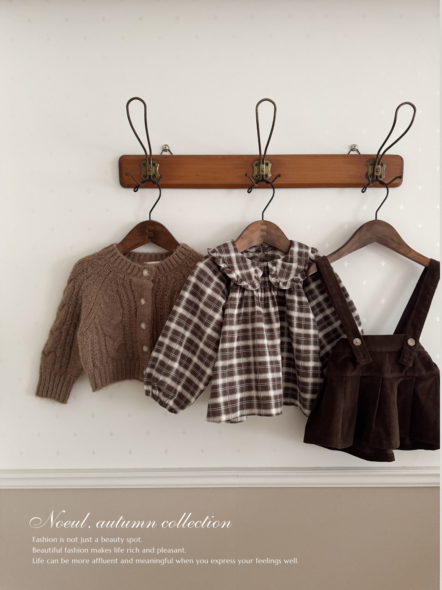 Pleats suspender skirt