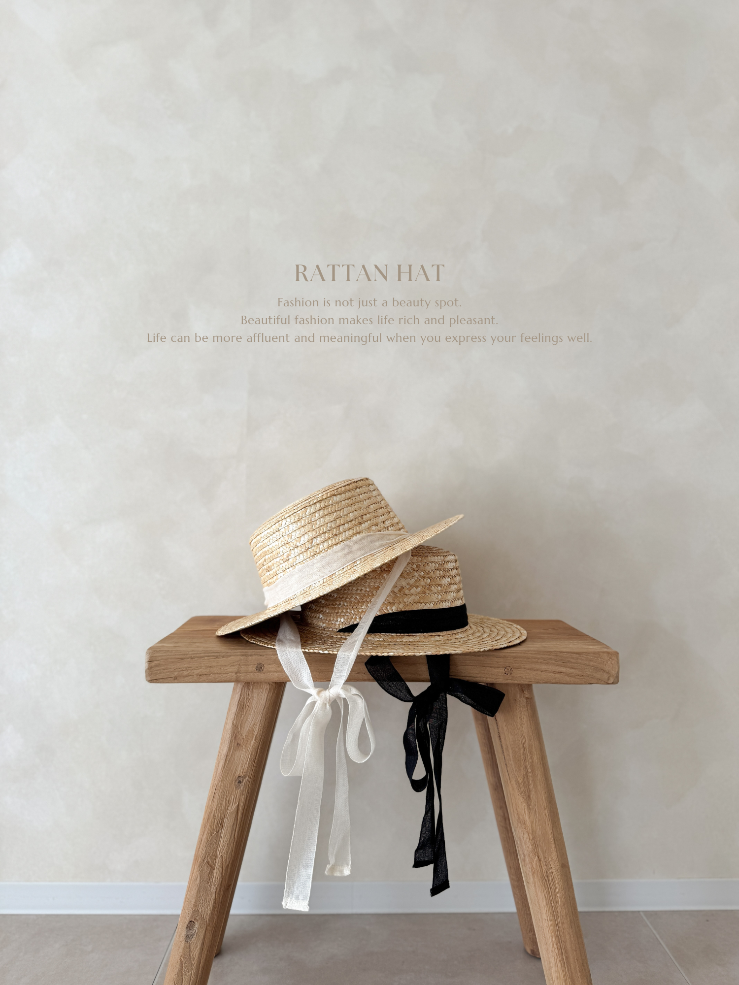 Rattan hat