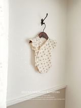 Selena newborn rompers