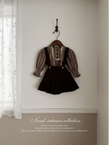 Chocolate smock blouse
