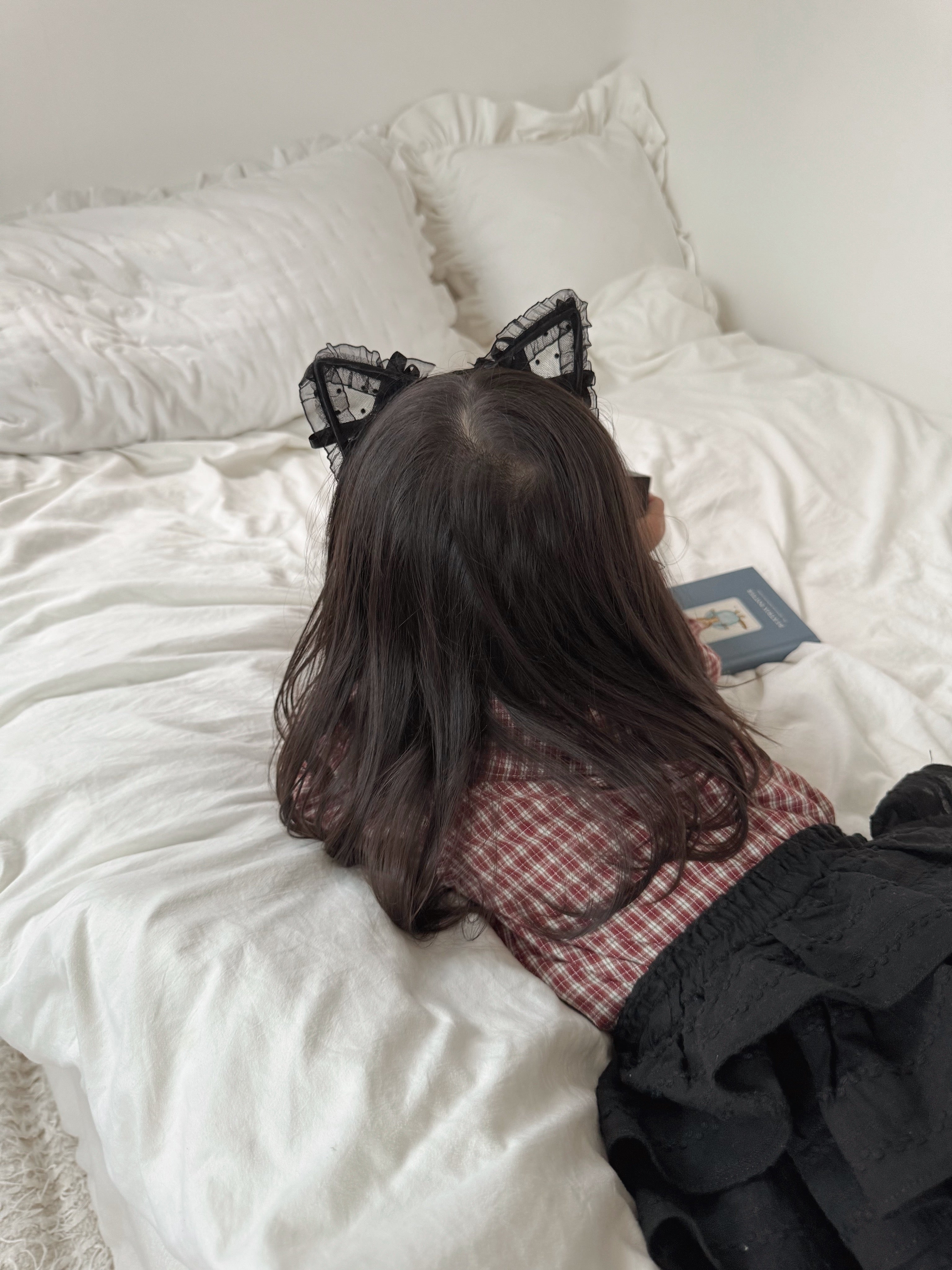 Black cat headband