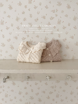 Fraise eyelet cardigan