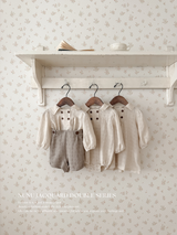 Nunu jacquard double rompers