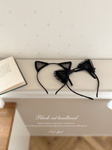 Black cat headband
