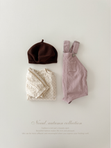 Corduroy berry short overall (normal)