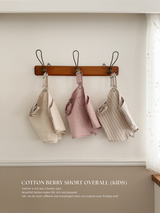 Cotton berry short overall (kids)