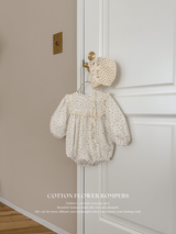 Cotton flower rompers