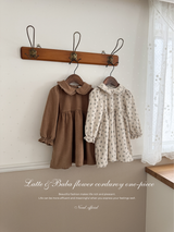 Baba flower corduroy one-piece