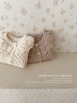 Fraise eyelet cardigan