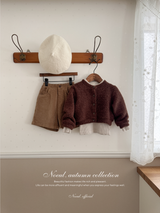 Corduroy span pants