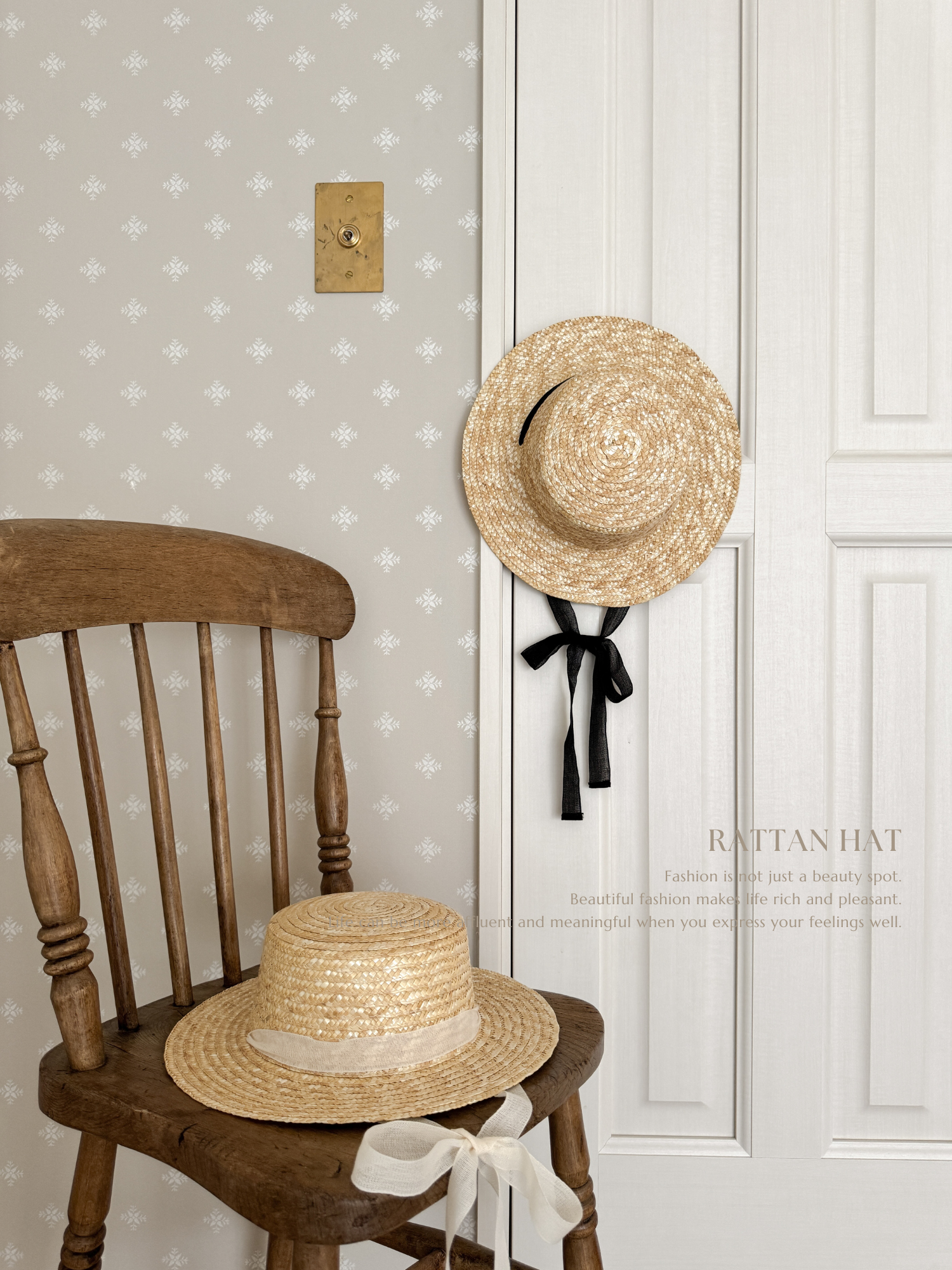 Rattan hat