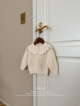 Fraise eyelet cardigan