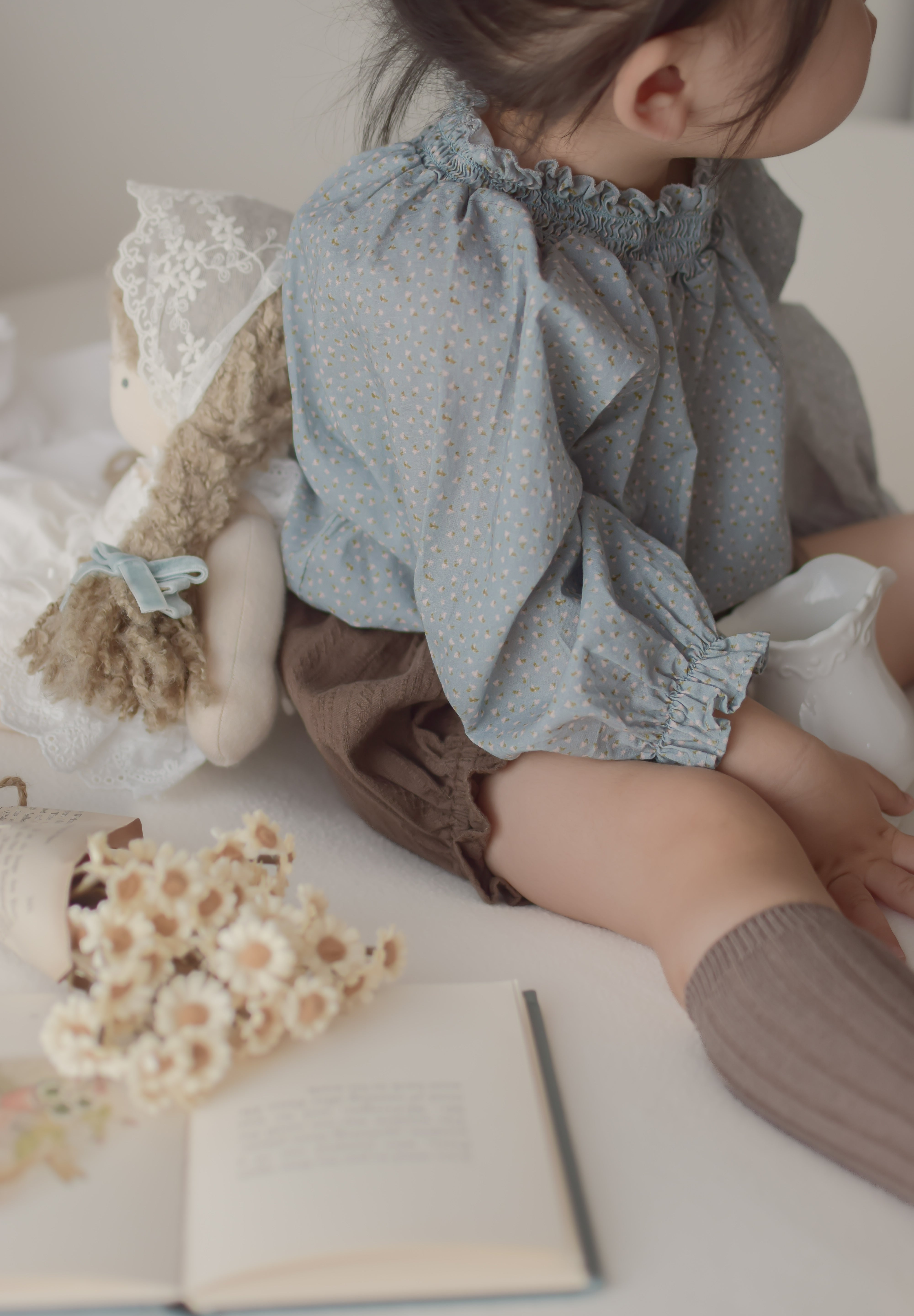 *Noeul.made* Gelato smock blouse