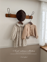 Baba flower corduroy one-piece