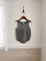 Mini check rompers