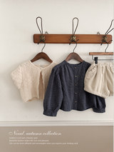 Popcorn knit vest