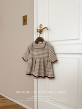 Brunette check one-piece (kids)