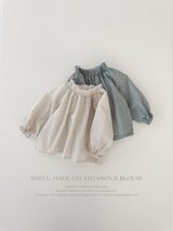*Noeul.made* Gelato smock blouse