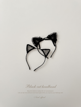 Black cat headband