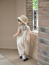 Color ribbon straw hat