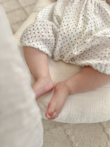 Dot frill suit