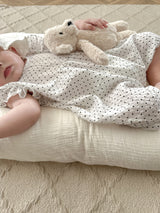 Dot frill suit