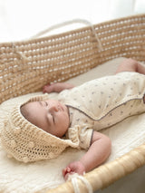 Ail flower newborn rompers