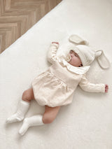 Mini check rompers