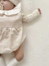 Mini check rompers