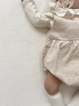 Mini check rompers