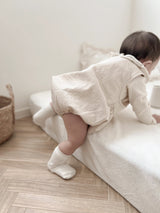 Mini check rompers