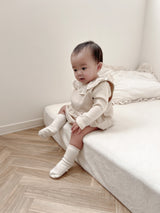 Mini check rompers