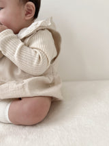 Mini check rompers