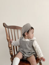 Mini check rompers