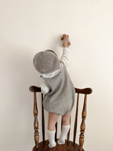 Mini check rompers