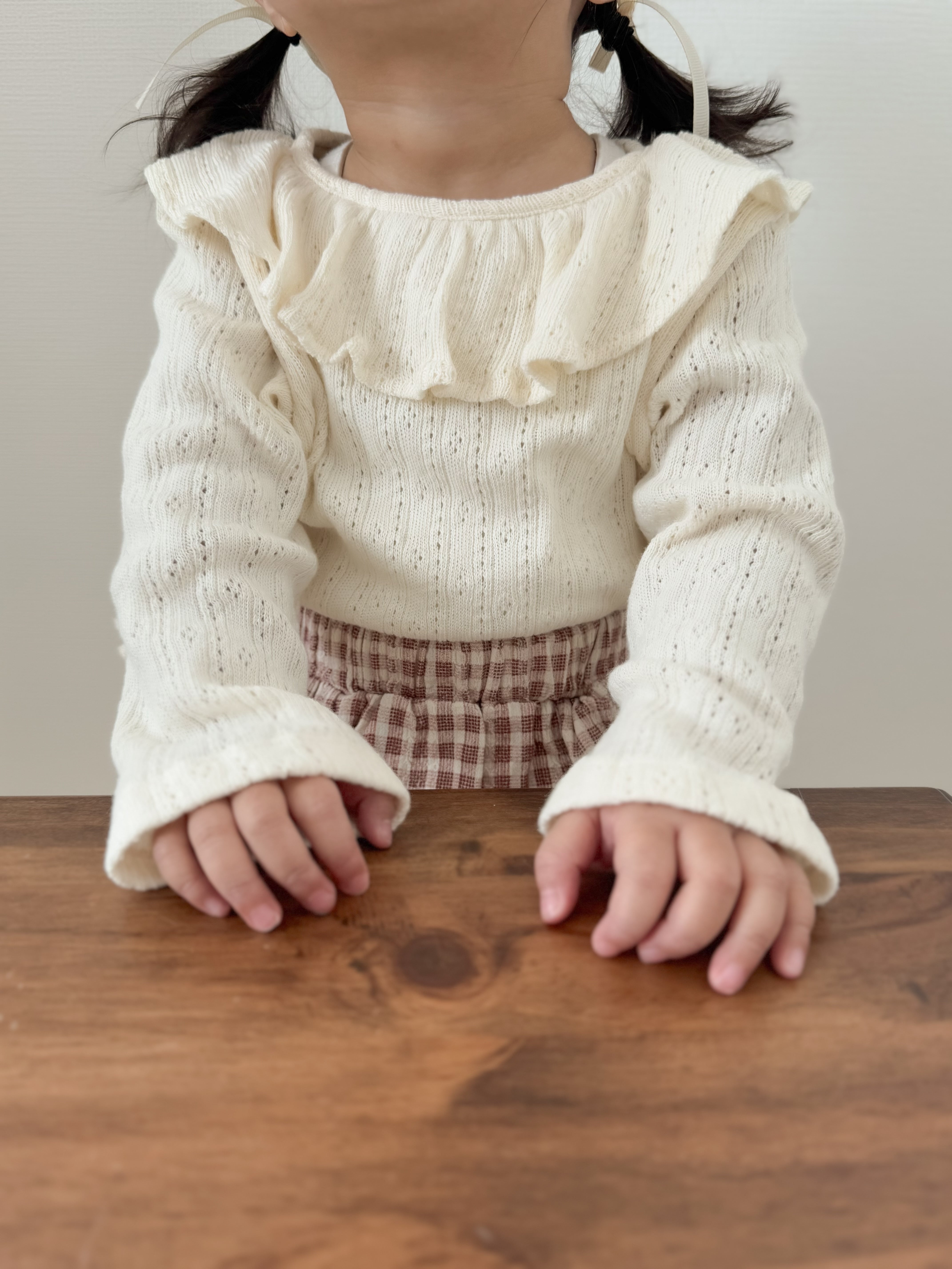 Breeze eyelet frill tops