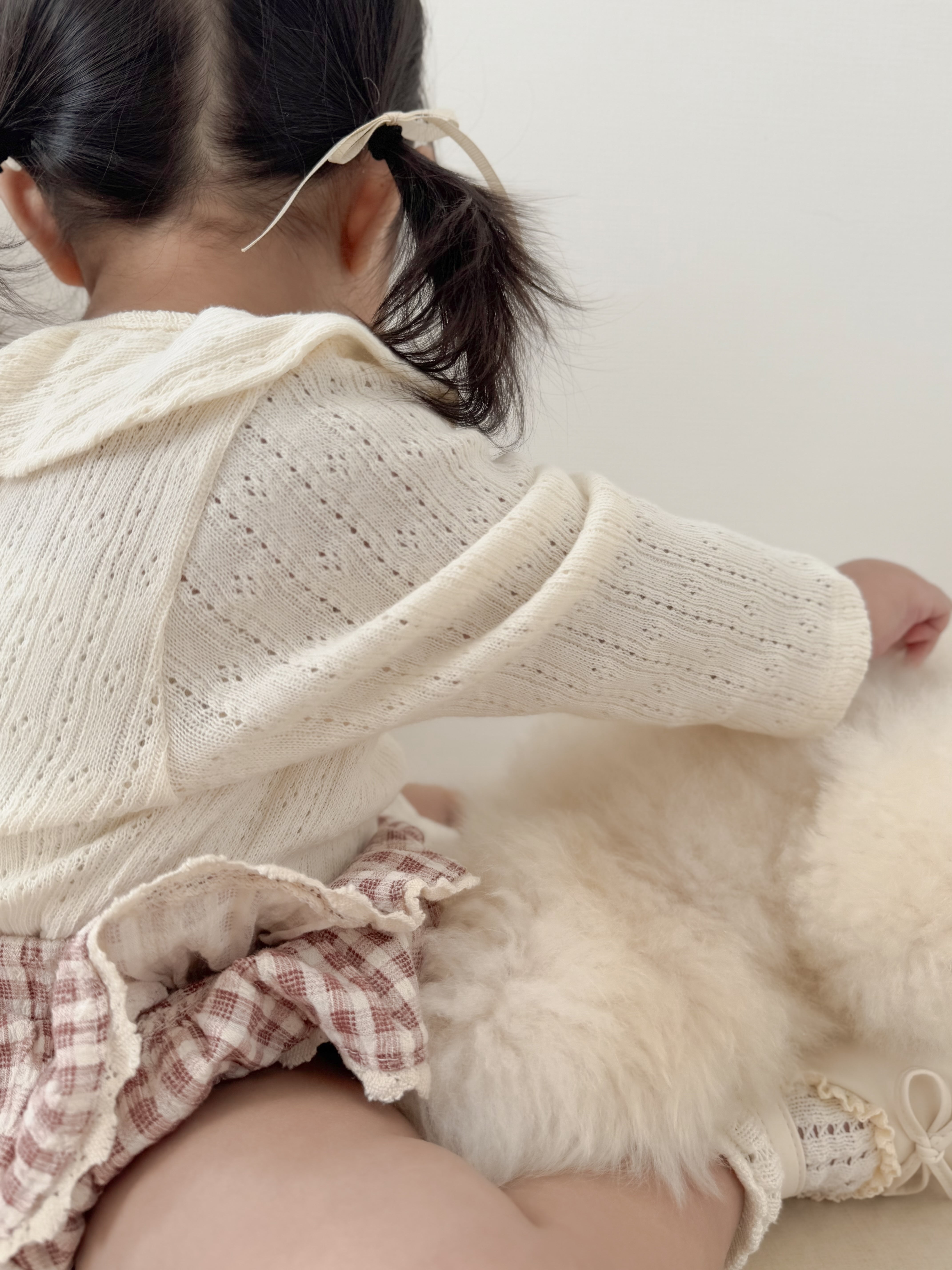 Breeze eyelet frill tops