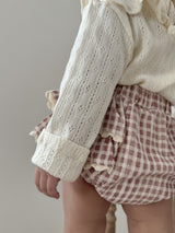 Breeze eyelet frill tops