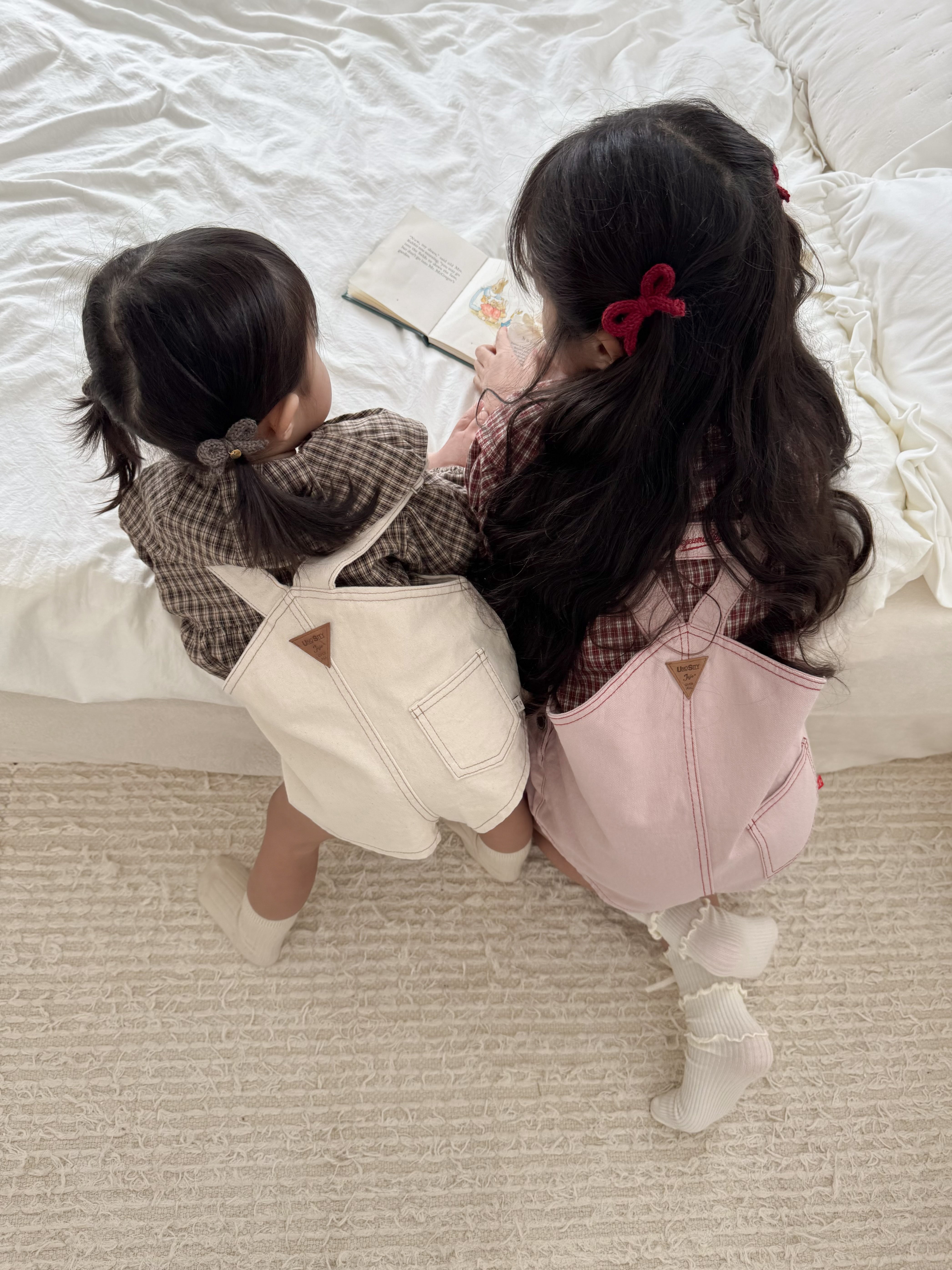 Cotton berry short overall (baby)