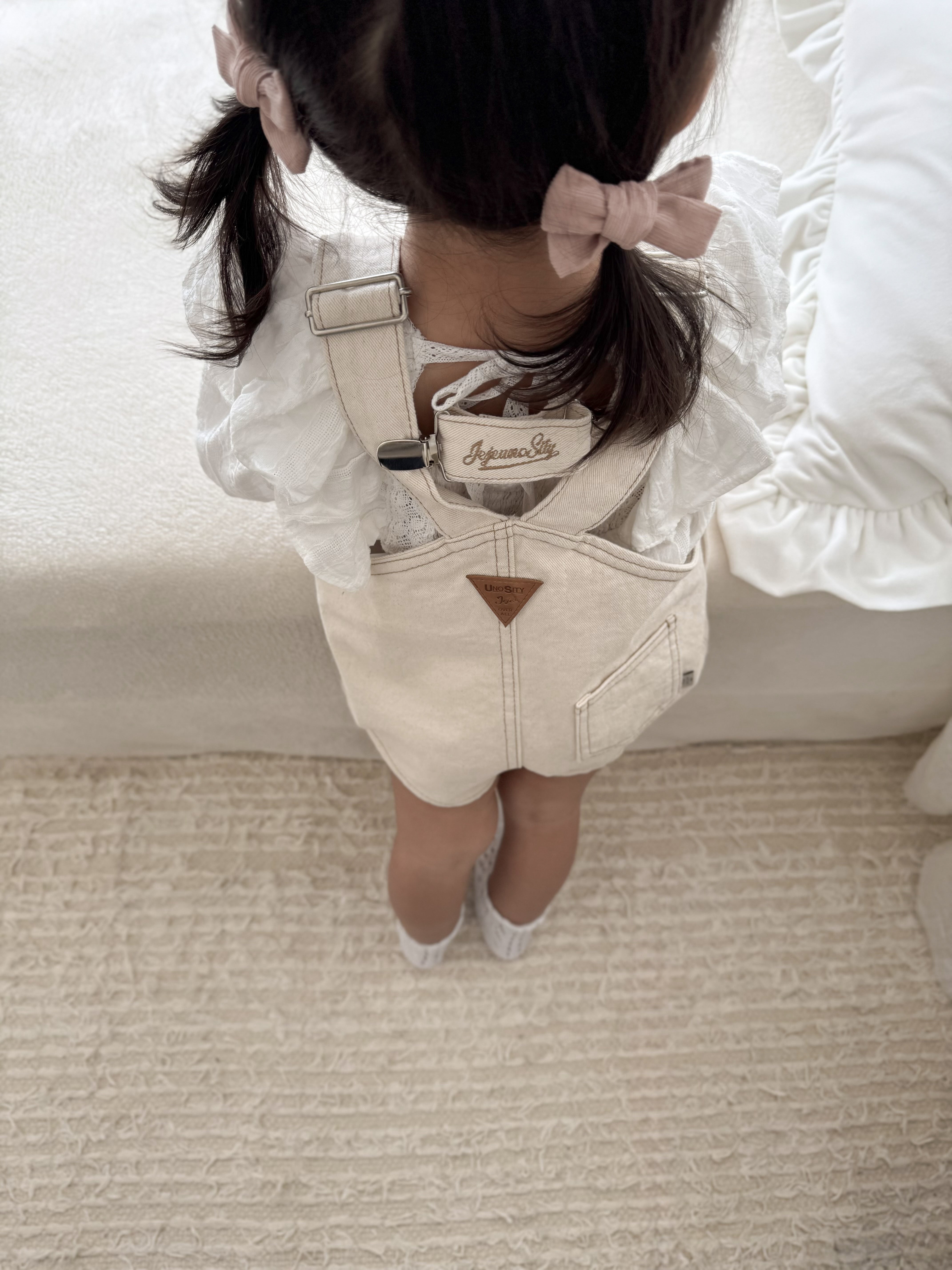 Cotton berry short overall (baby)