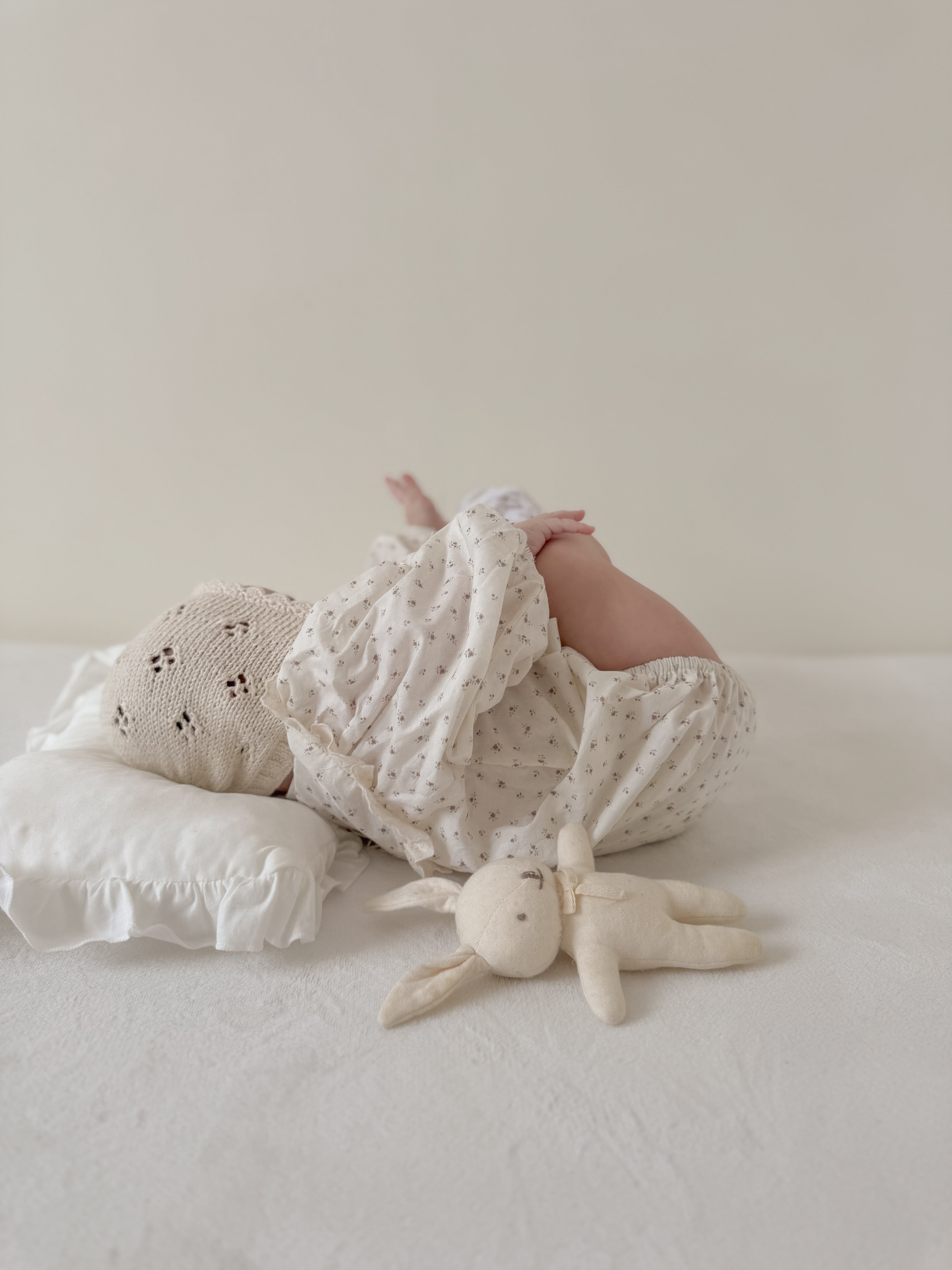 Cotton flower rompers