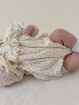 Cotton flower rompers