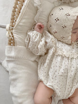 Cotton flower rompers