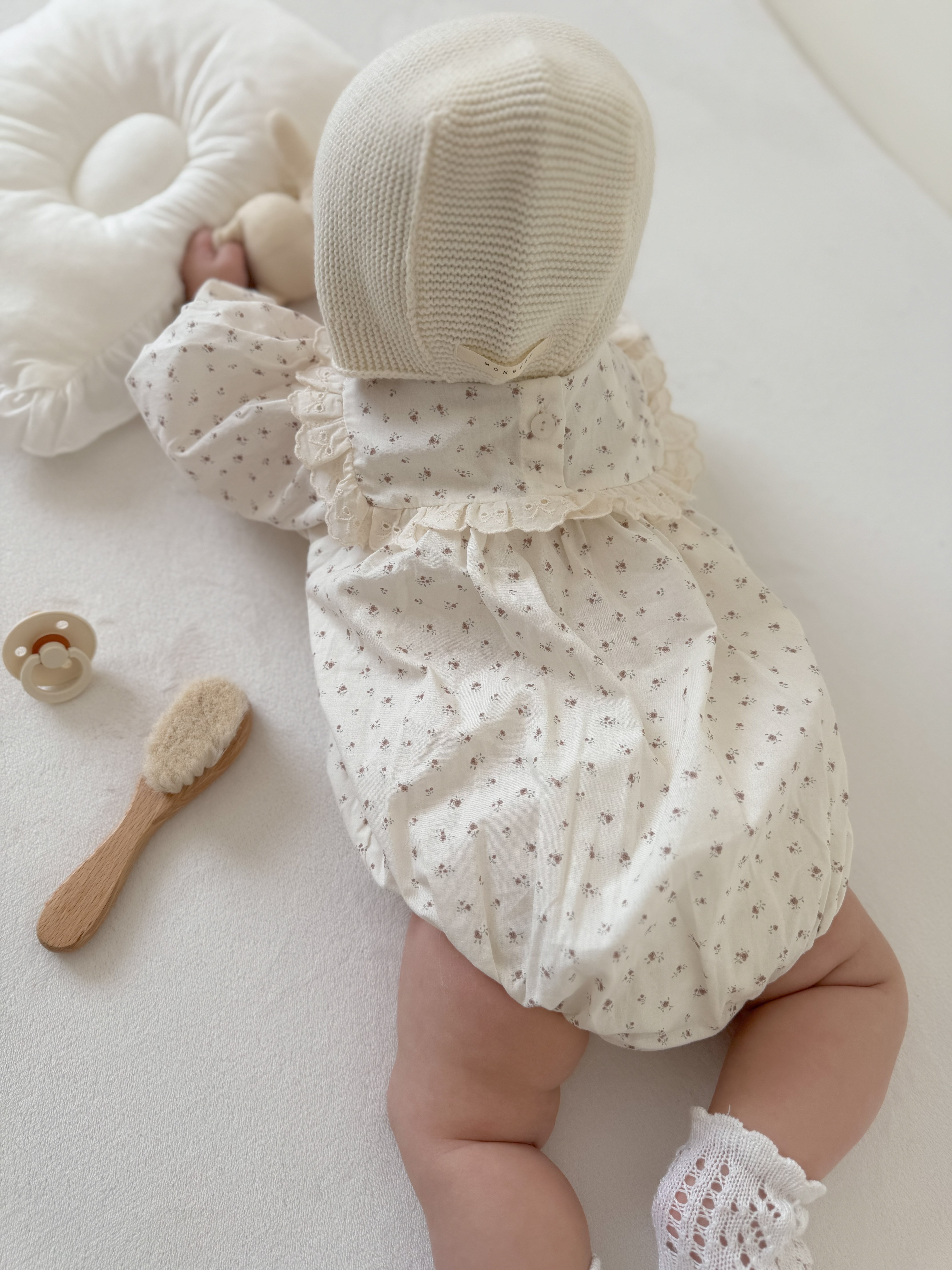Cotton flower rompers